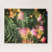 Grote roze Mimosa Blooms Legpuzzel (Horizontaal)