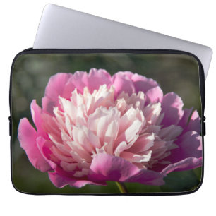 Grote roze pony's in de lente laptop sleeve