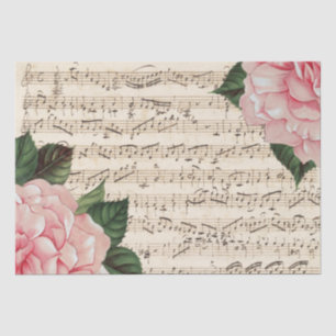 Grote roze roze lastermuziek ontkoppeling tissuepapier