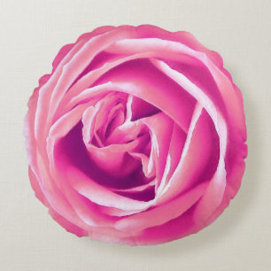 Grote roze roze roze prullenbak rond kussen