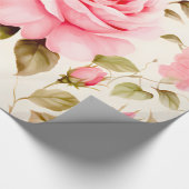 Grote Rozen voor leuke ambachten Cadeaupapier (Hoek)