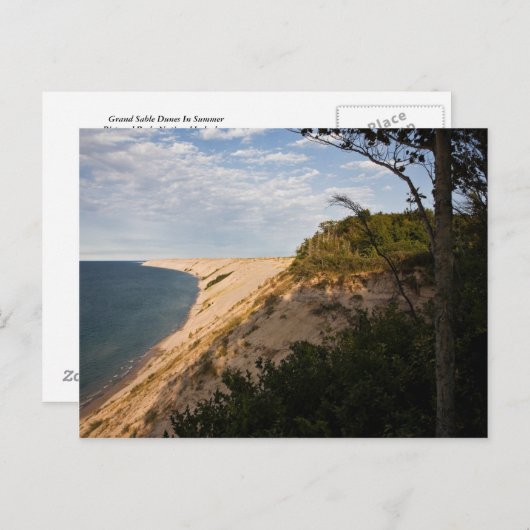 Grote sable Dunes in Summer-Postcard Briefkaart (Voorkant / Achterkant)
