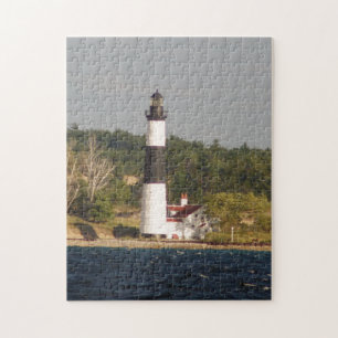 Grote Sable Point Lighthouder uit water Legpuzzel