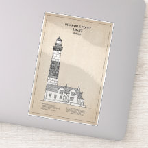 Grote Sable Point Vuurtoren - Michigan - SBD