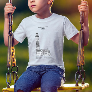 Grote Sable Point Vuurtoren - Michigan - SBD T-shirt