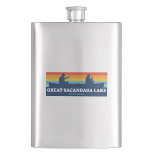 Grote Sacandaga Lake New York Canoe Flacon