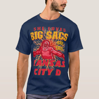 Grote SACS Defensie Tailgating Kansas City Chiefs  T-shirt