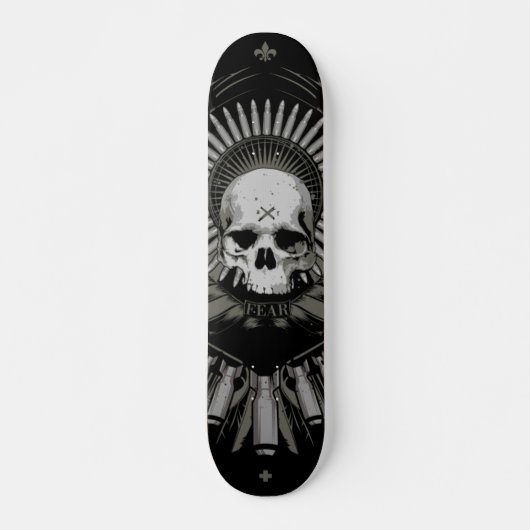 grote schedel skateboard (Voorkant)