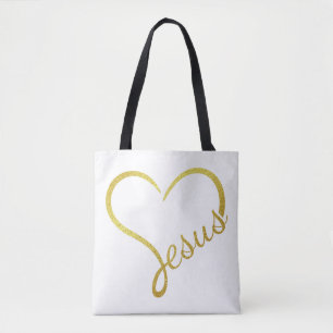 Grote schoudertas Loving Jesus Draagtas