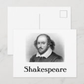 Grote Schrijvers - William Shakespeare Briefkaart (Voorkant / Achterkant)