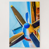 Grote schroefturbinemotor, propellers legpuzzel (Verticaal)