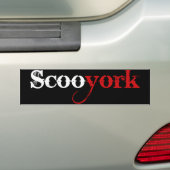 Grote scooyorksticker bumpersticker (Op auto)