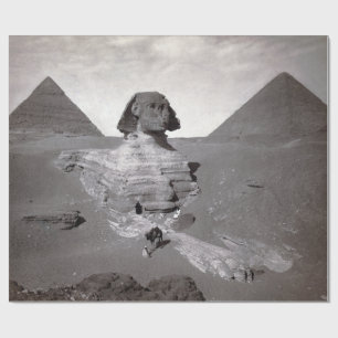 Grote Sfinx & Giza Piramides Necropolis Egypte Cadeaupapier