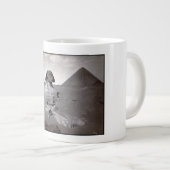 Grote Sfinx & Gizeh Piramides Necropolis Egypte Extra Grote Beker (Voorkant rechts)