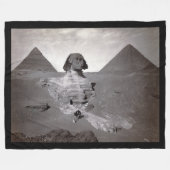Grote Sfinx & Gizeh Piramides Necropolis Egypte Fleece Deken (Voorkant (Horizontaal))