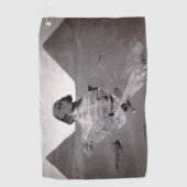 Grote Sfinx & Gizeh Piramides Necropolis Egypte Golfhanddoek (Voorkant)