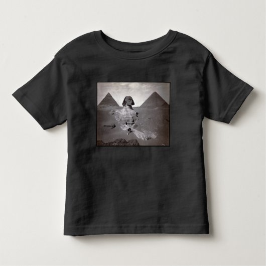 Grote Sfinx & Gizeh Piramides Necropolis Egypte Kinder Shirts (Voorkant)