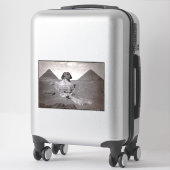 Grote Sfinx & Gizeh Piramides Necropolis Egypte Sticker (Koffer)