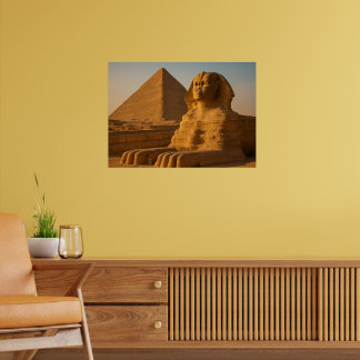 Grote Sfinx & Piramides Muurkunst Poster