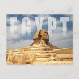 Grote Sfinx van Giza in Egypte Briefkaart