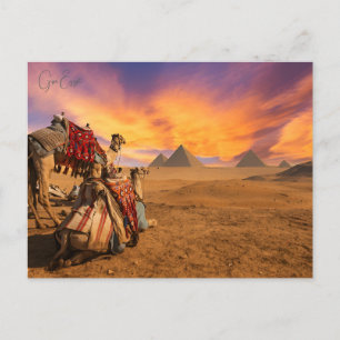 Grote Sfinx van Gizeh Egypte  geschiedenis Nijl Briefkaart