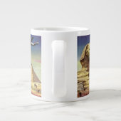 Grote Sfinx van Gizeh, Egyptische piramides Jumbo Mok (Achterkant)