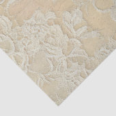 Grote Shabby Chic Roze Flamingo Bloemen Decoupage Tissuepapier (Detail)