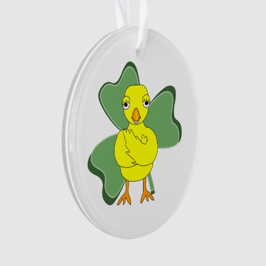 Grote Shamrock Chick Ornament (voorkant)