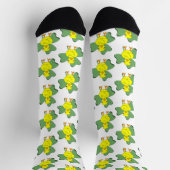 Grote Shamrock Chick Pattern Sokken (Top)