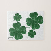 Grote Shamrock -  stijl Legpuzzel (Horizontaal)