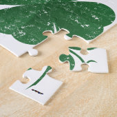 Grote Shamrock -  stijl Legpuzzel (Zijkant)