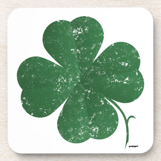 Grote Shamrock - stijl Onderzetter (Voorkant)