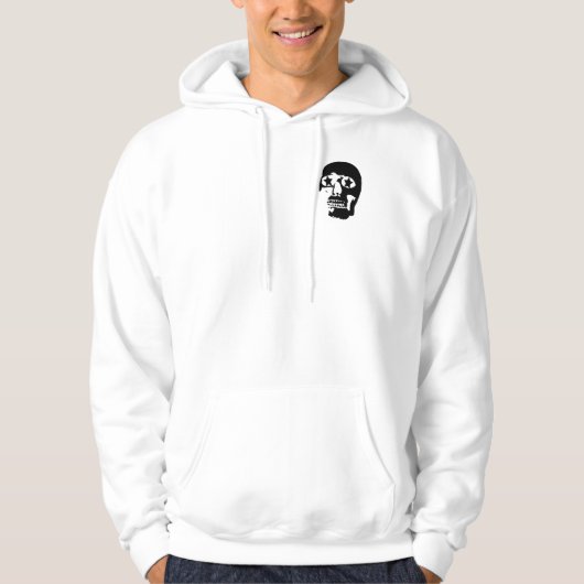 Grote Skull Jassen Hoodie (Voorkant)