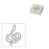 Grote slang rubberstempel (Gestempeld)