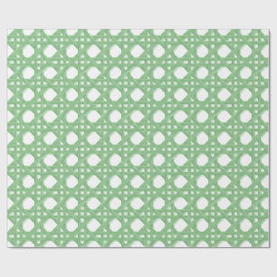 Grote SLLY ROTAN IN 95ca92 GROEN Cadeaupapier