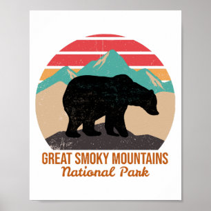 GROTE SMOKY MOUNTAINES NATIONAAL PARK POSTER