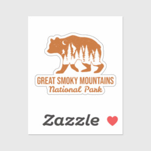 GROTE SMOKY MOUNTAINES NATIONAAL PARK STICKER