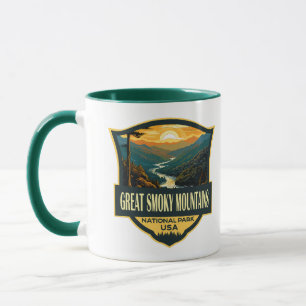 Grote Smoky Mountains National Park Illustratie Mok