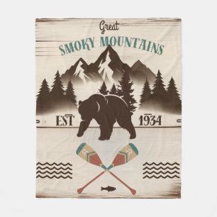 Grote Smoky Mountains, TN beer Fleece Deken