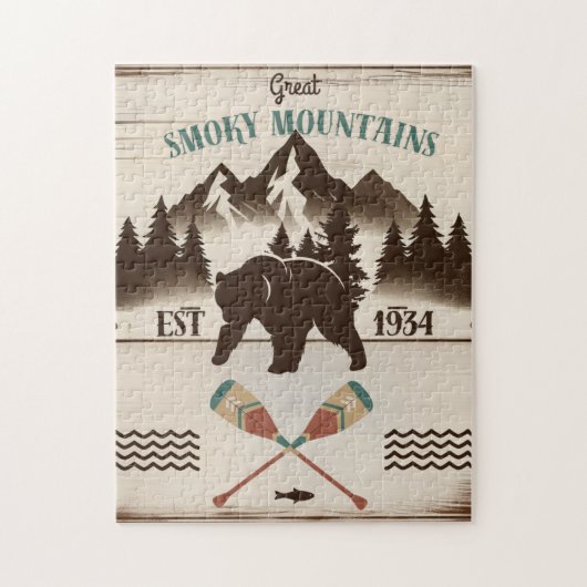 Grote Smoky Mountains, TN beer Legpuzzel (Verticaal)