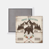 Grote Smoky Mountains, TN beer Magneet (Voorkant / Achterkant)