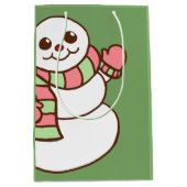Grote Sneeuwman Cadeautas (Voorkant)