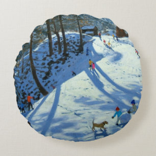 Grote Snowball Zermatt Rond Kussen