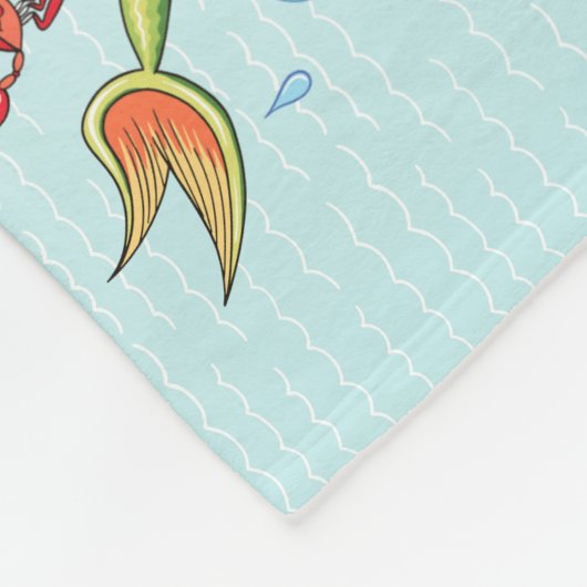 Grote SoCal fleece deken (Hoek)