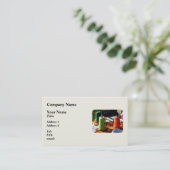 Grote spillen van draad visitekaartje (Staand voorkant)