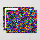 Grote Splatter - Briefkaart (Voorkant / Achterkant)