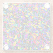 Grote Splatter - Glas Onderzetter (Achterkant)