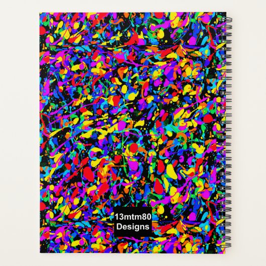 Grote Splatter - Planner (Achterkant)
