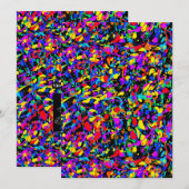 Grote Splatter - Wenskaart Feestdagenkaart (Voorkant / Achterkant)