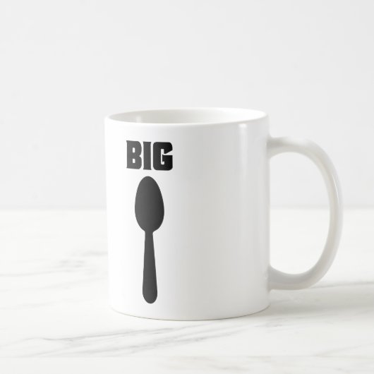 GROTE SPOON LITTLE SPOON COFFEE MOK SET #1 (Rechts)